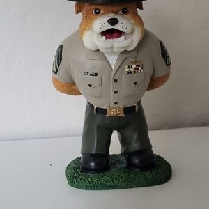 Hamilton Collection "Up Close & Personal Bulldog Military Figurine